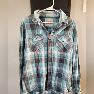 Mens American Eagle Button Down